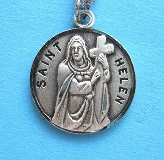 St. Helen SterlingMedal w/18" S Chain
