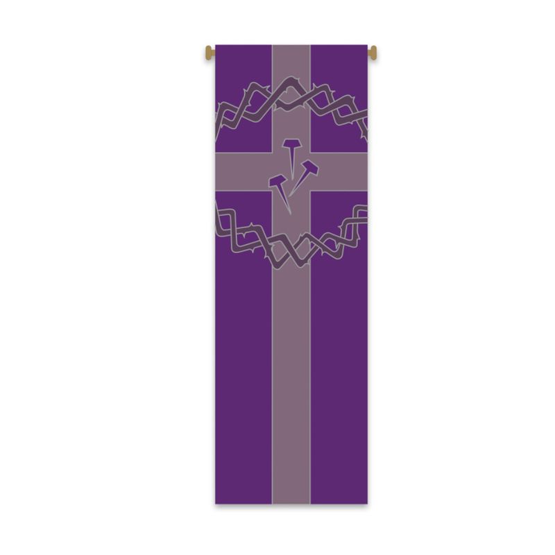 Slabbinck Large Inside Banner Crown of Thorns & Nails 7154