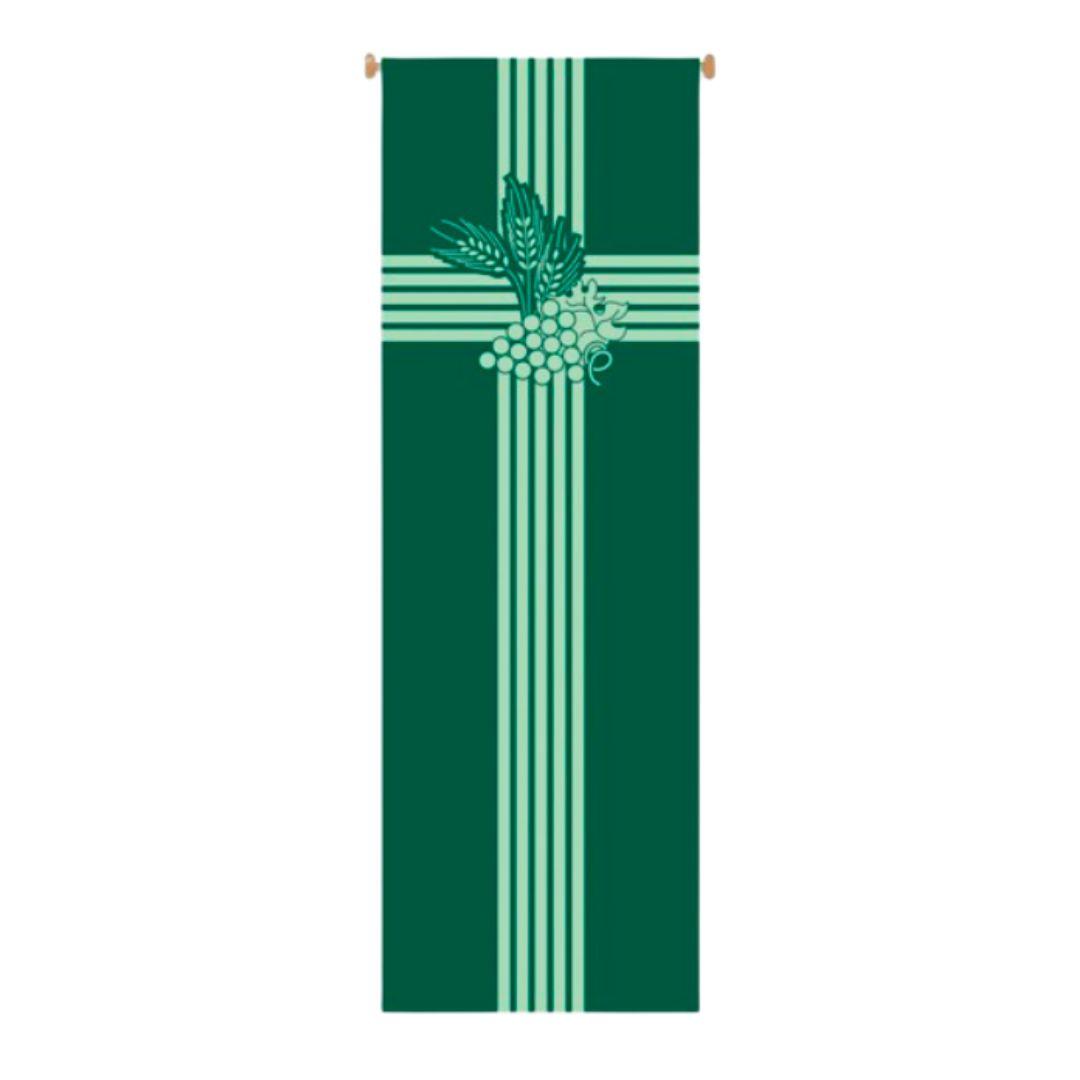 Slabbinck Large Inside Banner Eucharist Wheat & Grapevine 7114