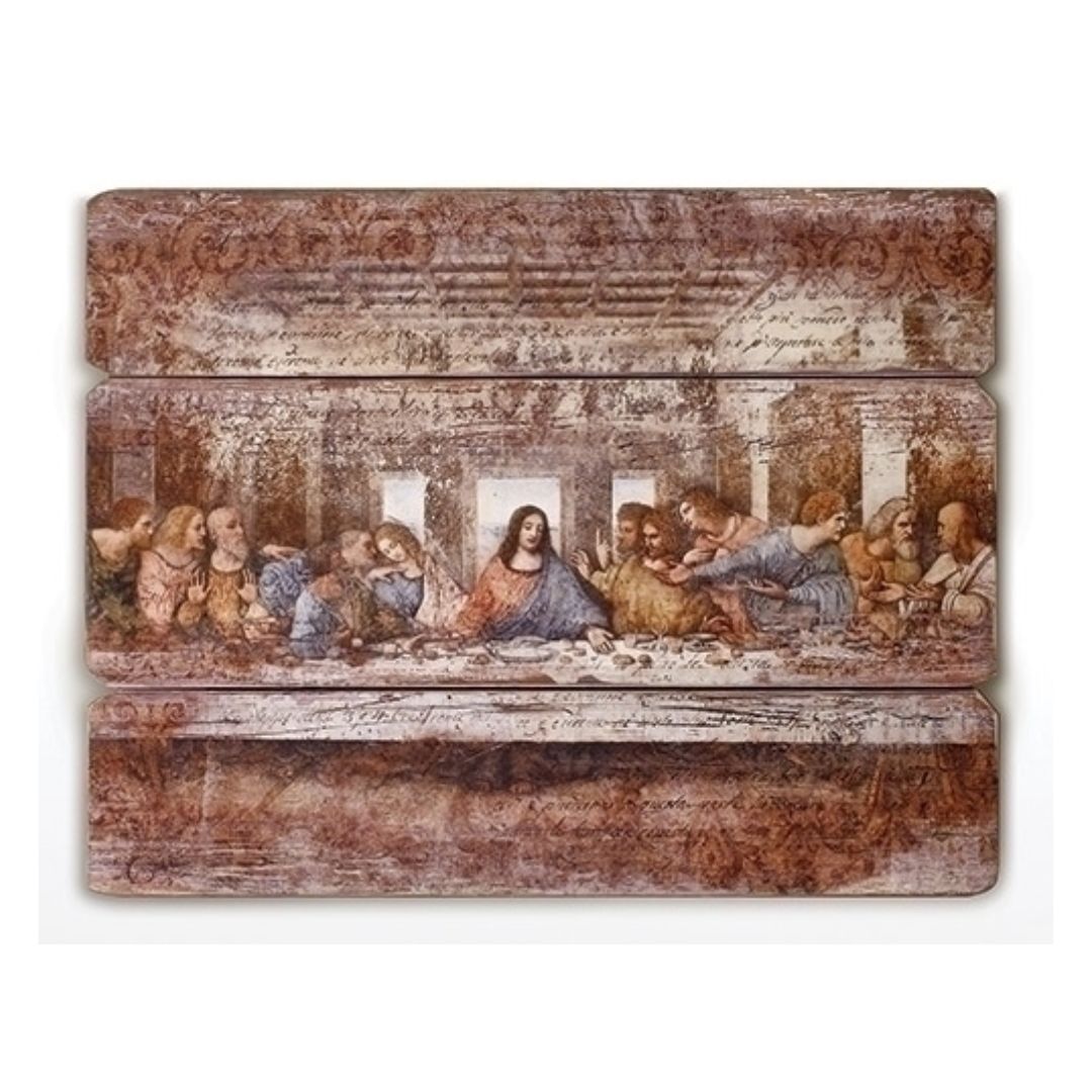 Joseph's Studio Decorative Panel Last Supper DaVinci 26 Joseph's Studio Renaissance Collection Last Supper by Leonardo DaVinci in Decorative Panel 26" W 2…