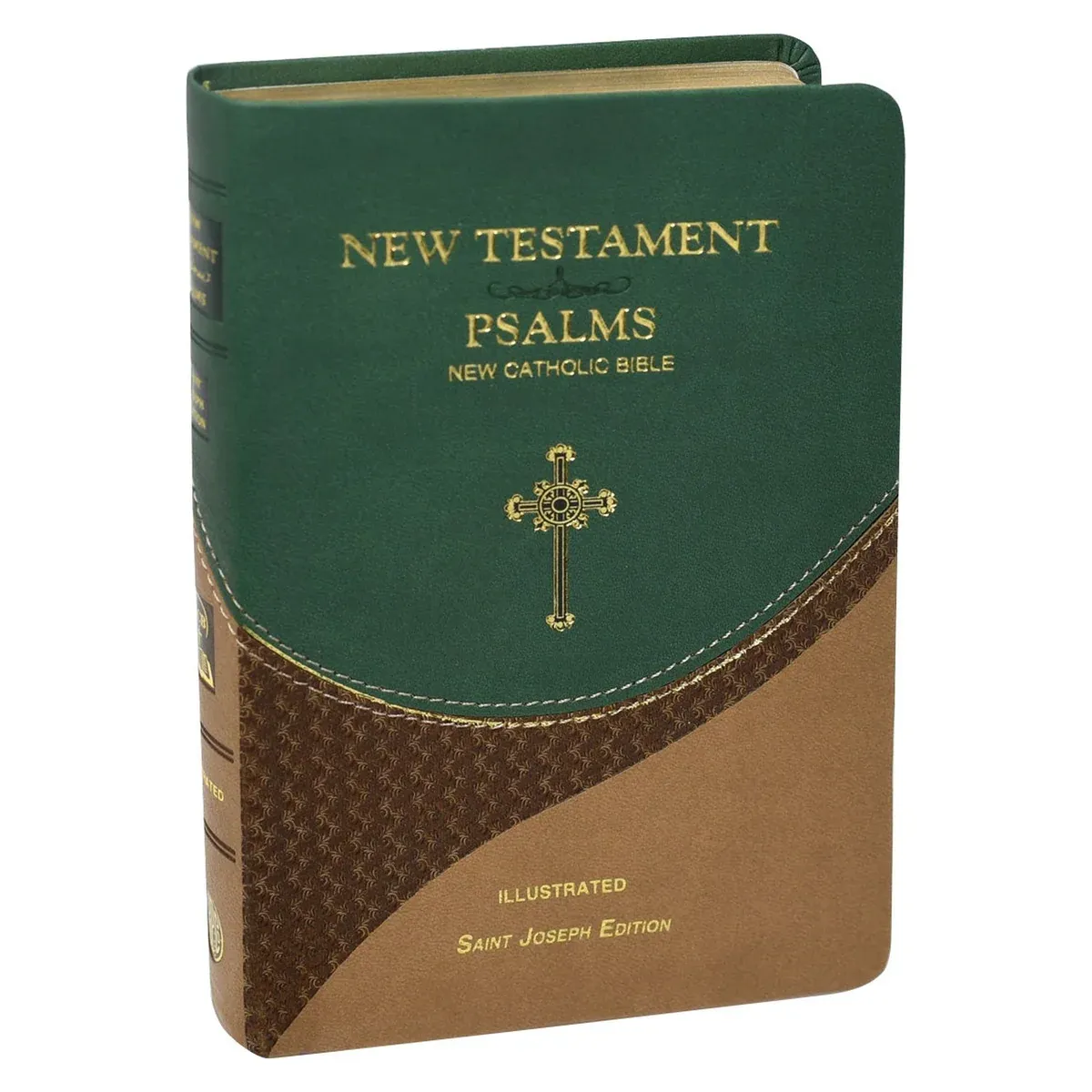 St. Joseph New Catholic Bible New Testament and Psalms (Green/Brown) or (Red/Brown)