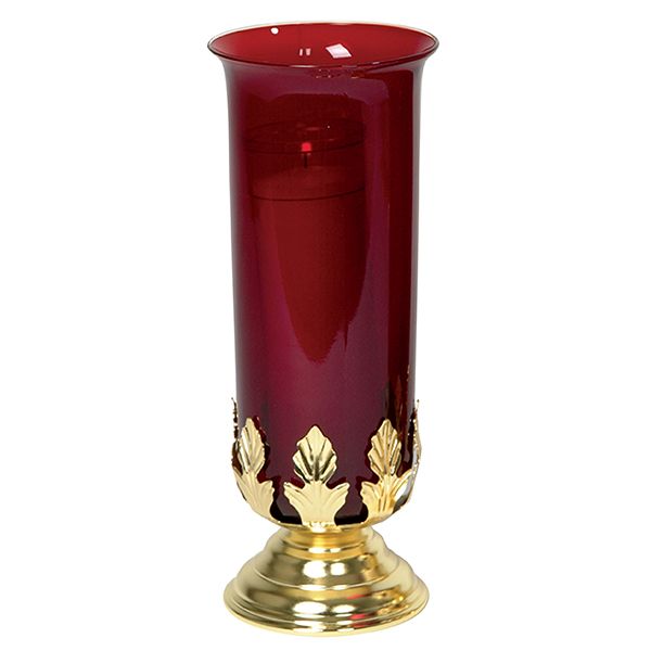 7-Day Glass Sanctuary Lamp Globe 4-1/2" x 10" K Brand 7-Day Glass Sanctuary Lamp Globe 4.5 x 10 Inc…