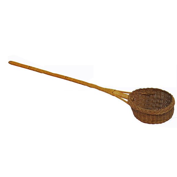Collection Basket Offertory Basket With Long Handle Round - 454LH