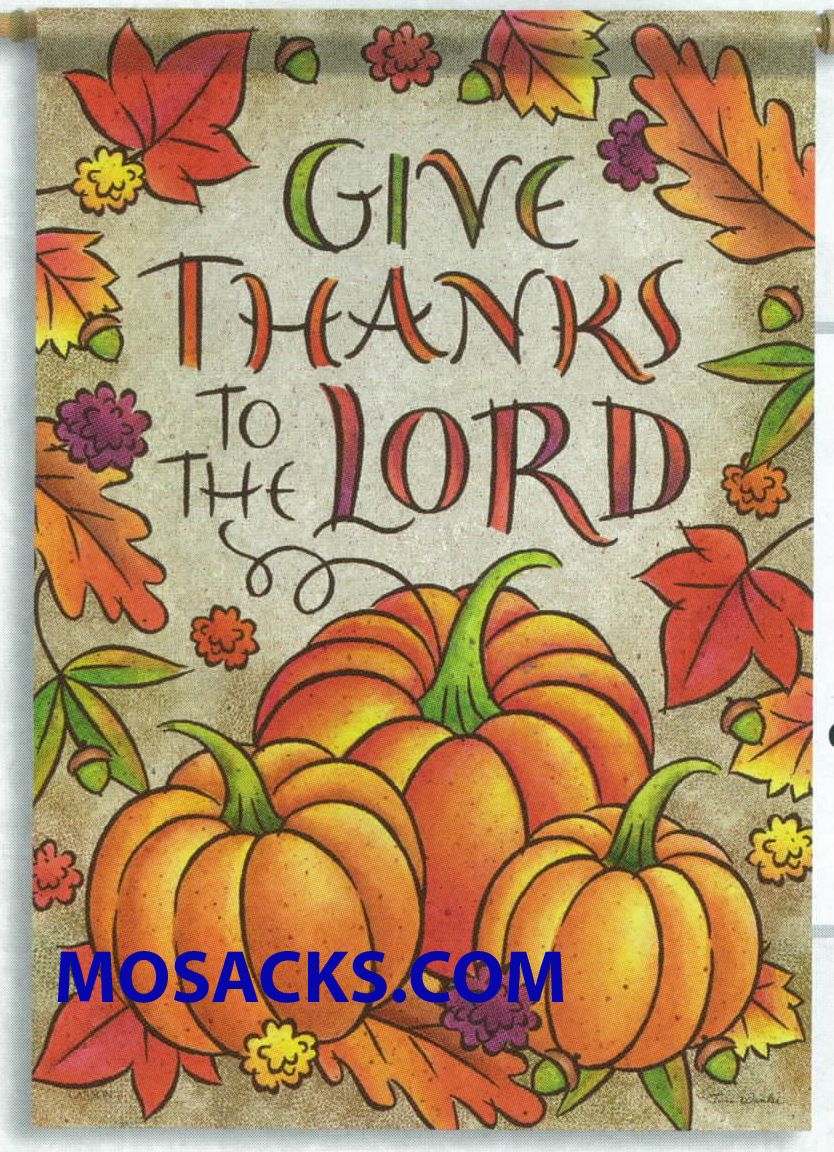 Flagtrends by Carson The Lord's Blessing Flag 28 x 40 Inch Double-Sided Flag 480-48041 Give Thanks …