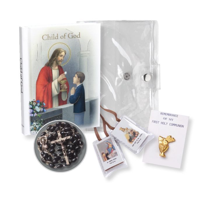 First Communion 5 Piece Child of God Missal Set Boy-5675 First Communion 5 Piece Gift Set Boy-5675