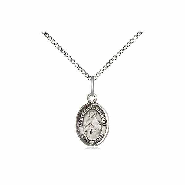Bliss St. Maria Goretti Medal 1/2" 9208
