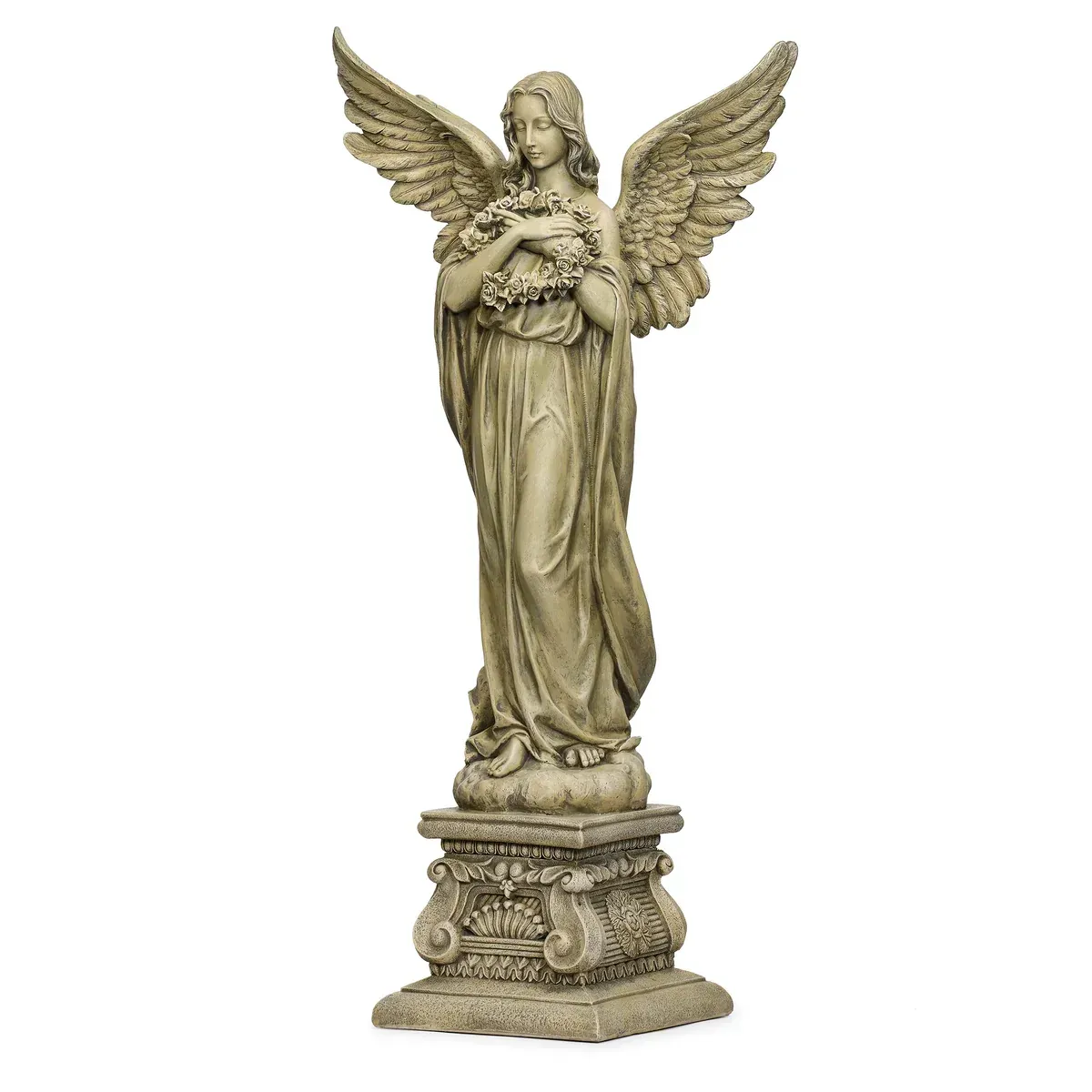 Joseph's Studio Angel on Pedestal Statue 46.5" Collection