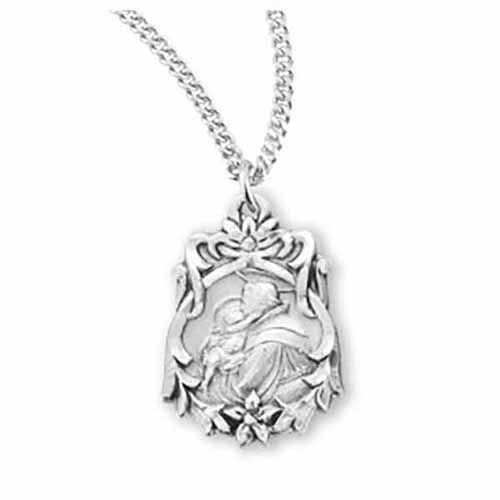 Sterling Silver St. Anthony Medal, 3/4", S3575/18SS