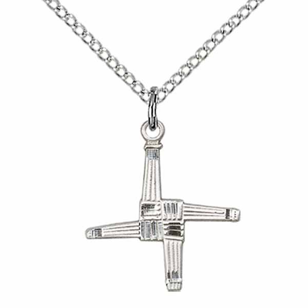 St. Brigid Medal 3/4 Sterling Silver St. Brigid Medal 3/4" 0290SS