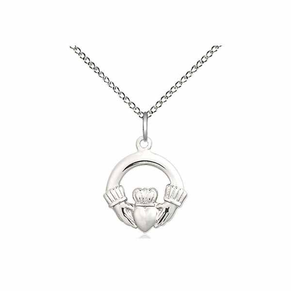 Bliss Claddagh Medal 1-1/4" 4138