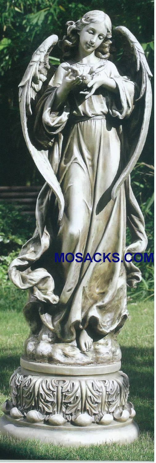 Joseph Studio Pedestal Angel with Dove 47624