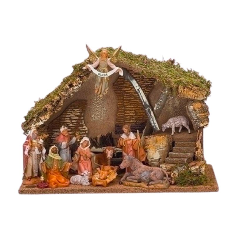 Fontanini 5 Inch Nativity 11 Pc. Stable Set 54490