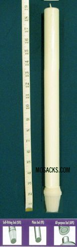 Long-Burning 100% Beeswax Altar Candle Short 2's SFE, 1" x 19"