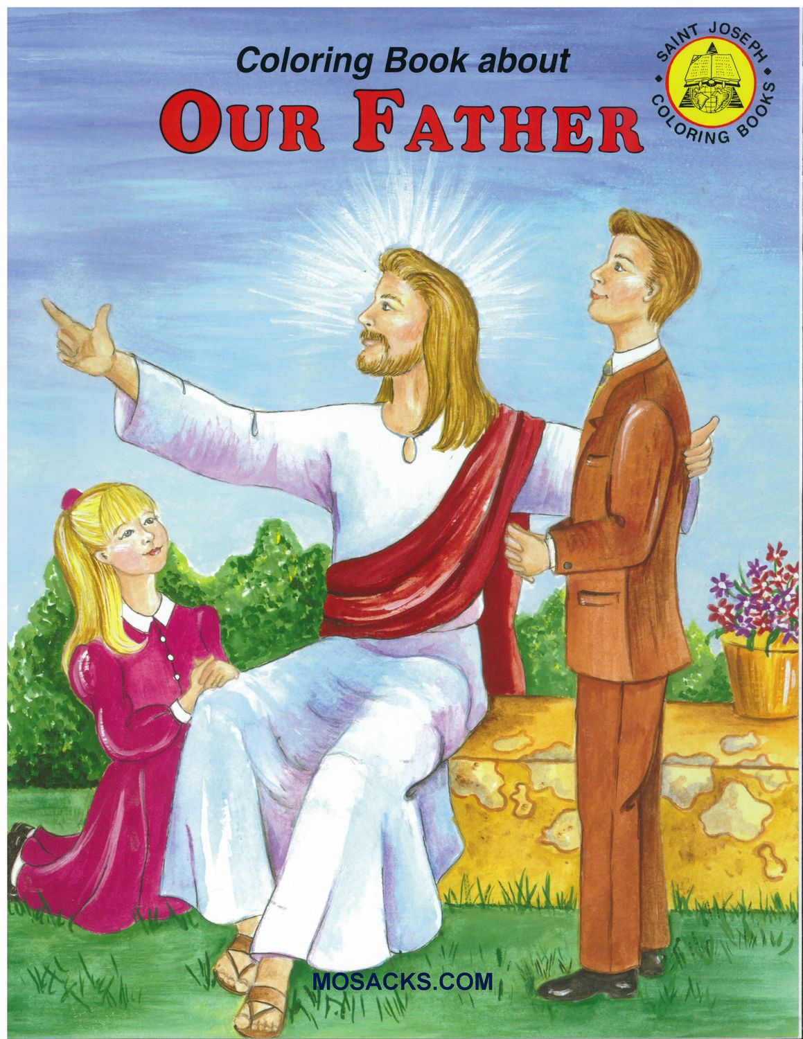 Coloring Book The Our Father-696 St Joseph 32 page Coloring Book The Our Father-696