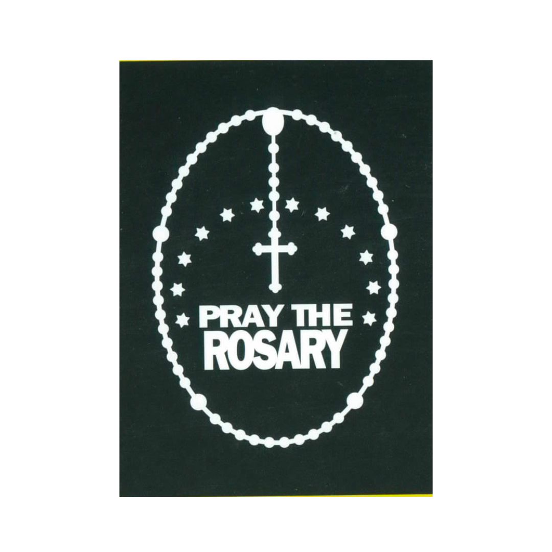 Pray The Rosary Decal Pray The Rosary Decal Christian Decal, Catholic Decal