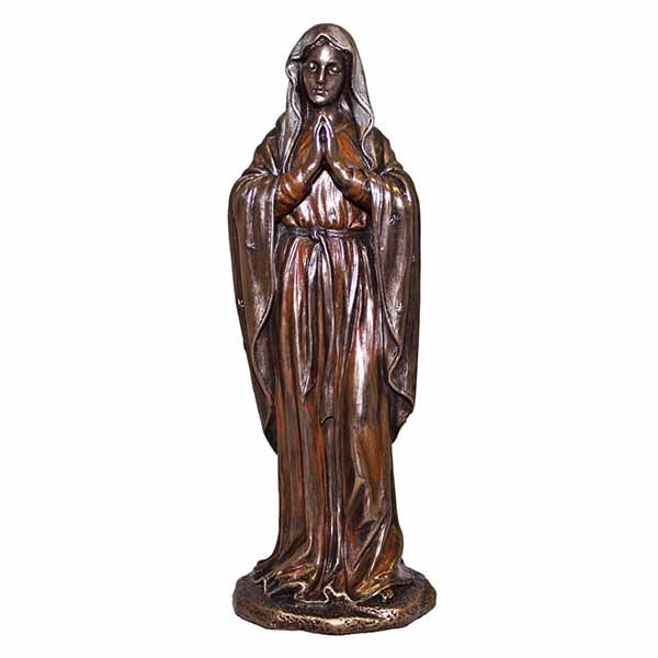 Adoring Virgin Veronese Bronze, 11 3/4", SR-74504