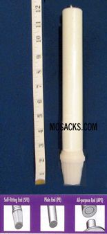 Long-Burning 51% Beeswax Altar Candle Short 4's SFE, 7/8" x 12"