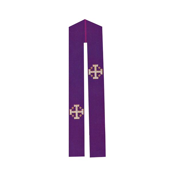 Beau Veste Overlay Stole Jerusalem Cross 707