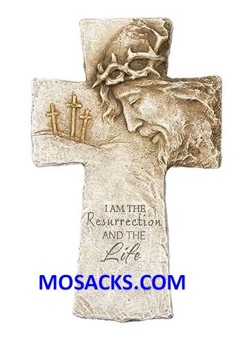 Joseph's Studio 10.25 Inch Resurrection and the Life Wall Cross-601312