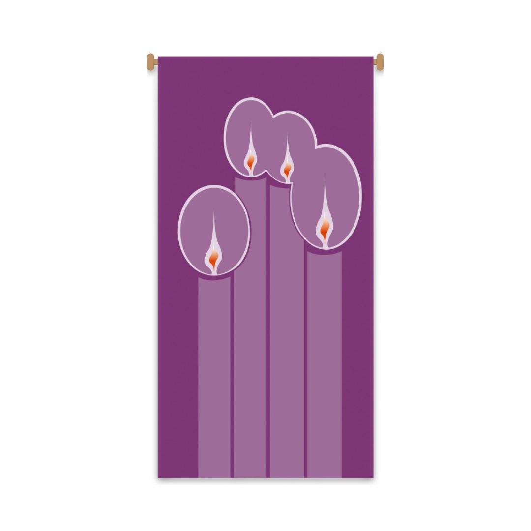 Slabbinck Advent Candle Banner (Small) Slabbinck Small Inside Banner Advent Candle 7219