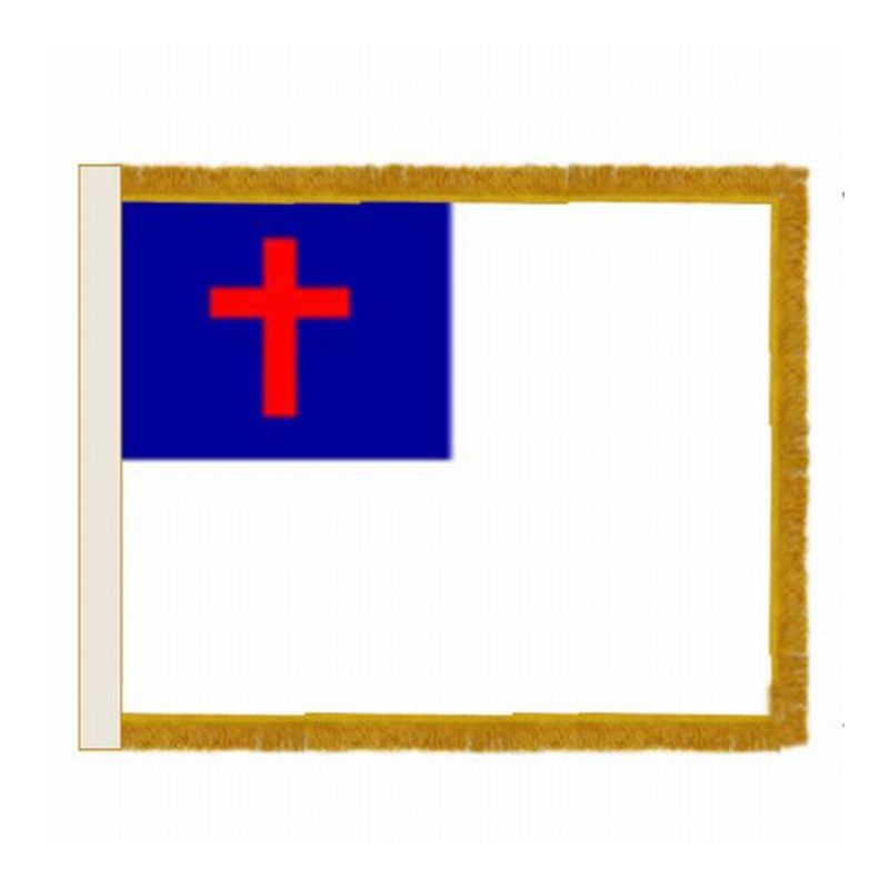 Indoor Flag Christian 3x5 ft. Nylon 35259000