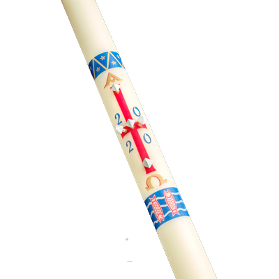 Benedictine Paschal Candle Benedictine by Cathedral Candle Classic Collection