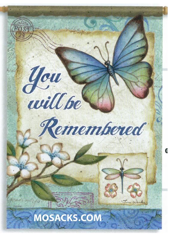 Flagtrends Remembered 13x1 8 Inch Double Sided Garden Flag 480-45923