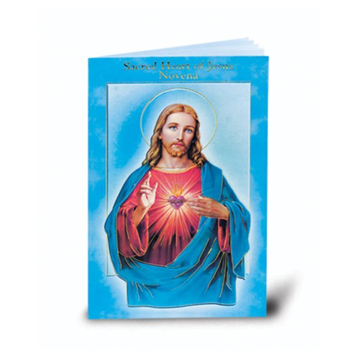 Sacred Heart of Jesus Novena and Prayers Book 12-2432-101 is 3.75" x 5-7/8" and 24 pages beautifull…