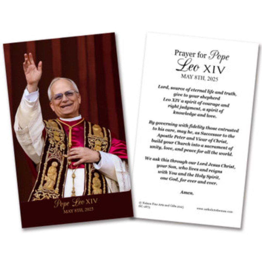 HC1875 Pope Leo XIV Laminated Holy Card
