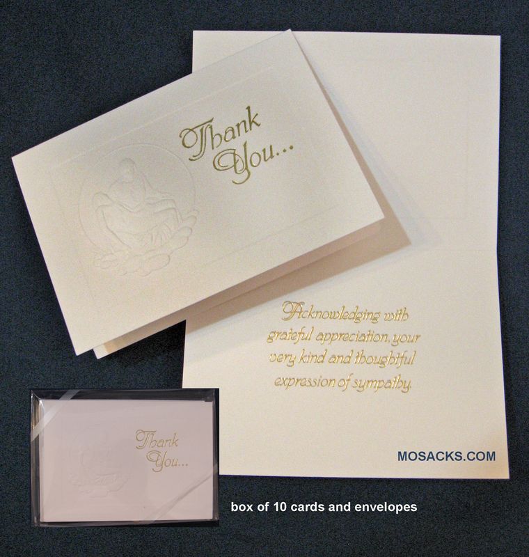 Pieta Thank You Sympathy Boxed Notes-289 Thank You for Sympathy Notes