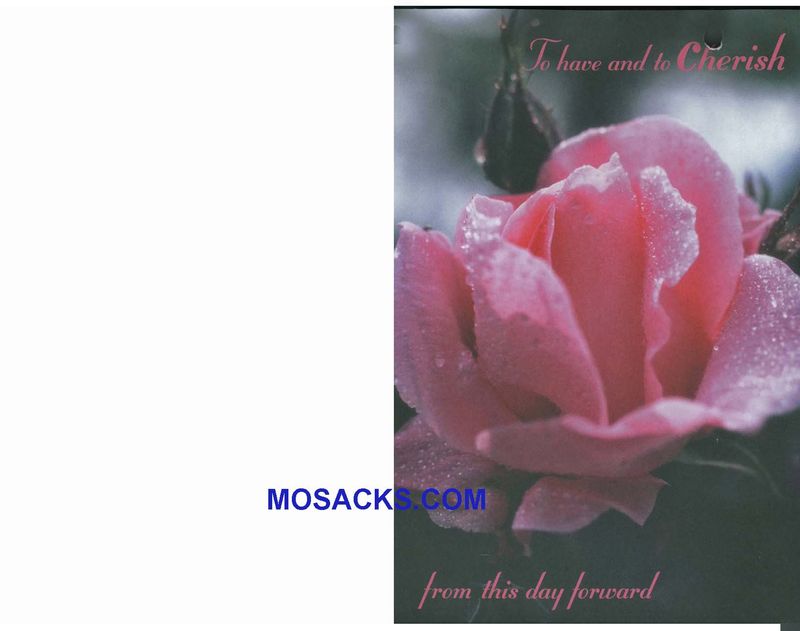 Wedding Bulletin Covers Cherish This Day Forward 100 Pack-A5802, Wedding Cover