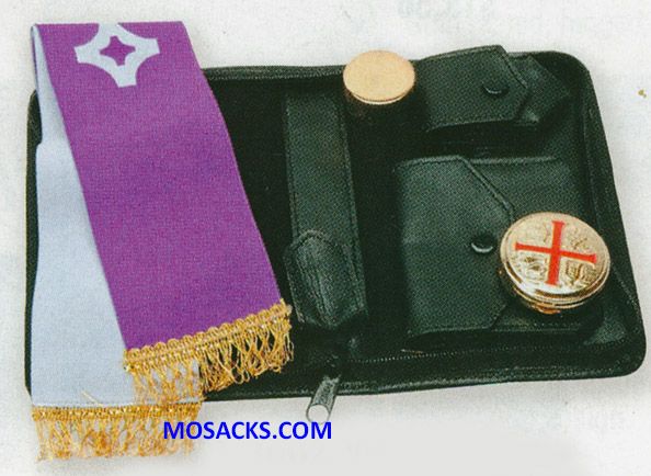 K Brand Viaticum Set-K3002 includes oil stock, pyx and stole  FREE SHIPPING
