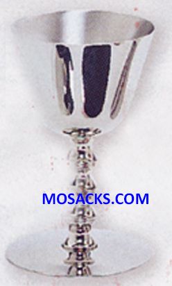 FREE SHIPPING Chalice - Stainless Steel Chalice with Trinity Node K574 measures 5-3/4"high and 3-3/…