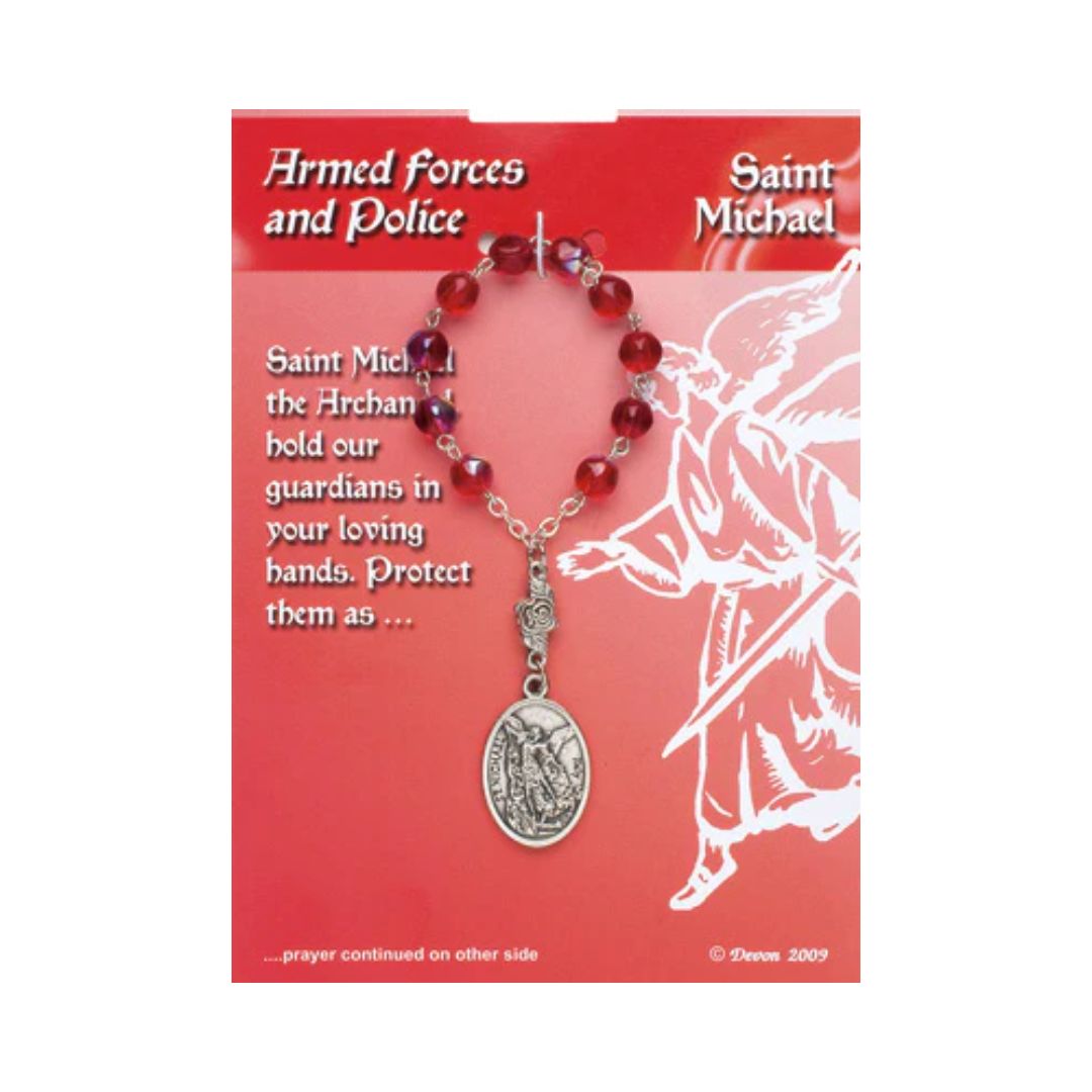 Patron Blessings St. Michael 1 Decade Rosary For Armed Forces & Police - St Michael One Decade Rosa…