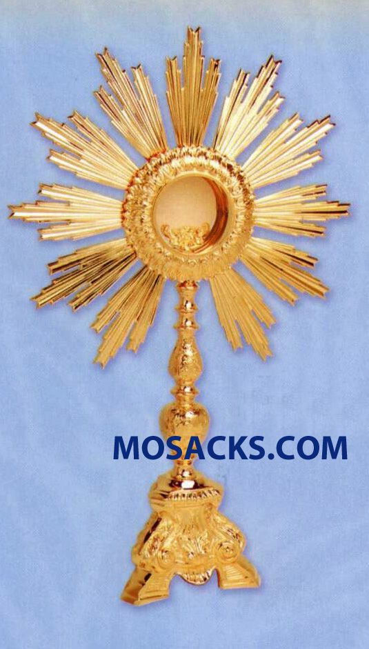 Monstrance Gold Plated - 22.25 High Monstrance Gold Plated - 22.25" High 6.25" Base. K686