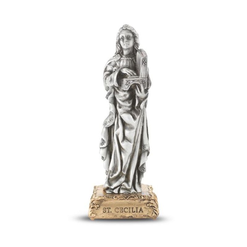 Pewter Statue 4.5 Inch St. Catherine 12-1799-416