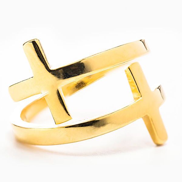 My Saint My Hero Pillar of Faith Ring Gold 42007GD