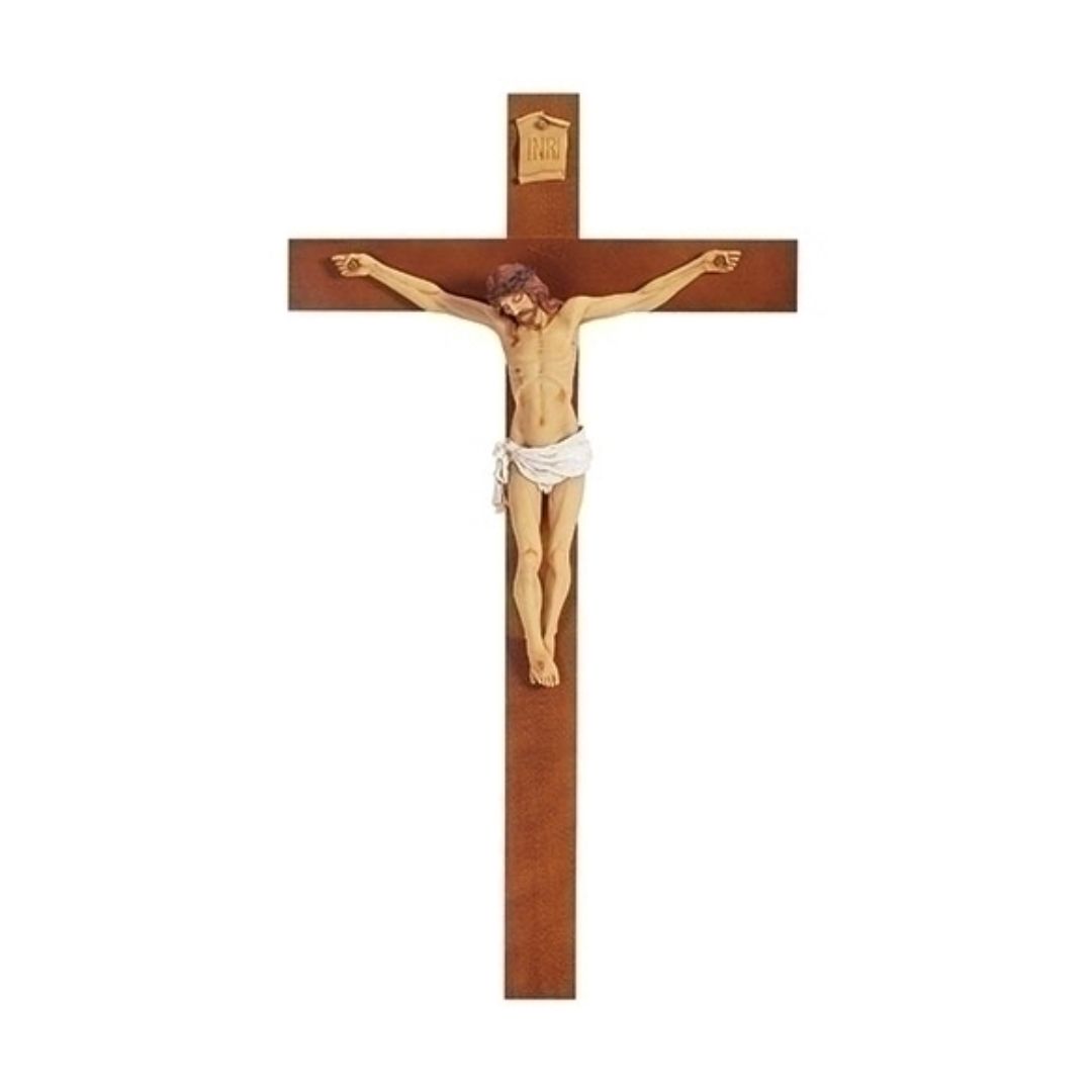 Church Supplies Fontanini Woodtone 40-Inch Crucifix Church Goods