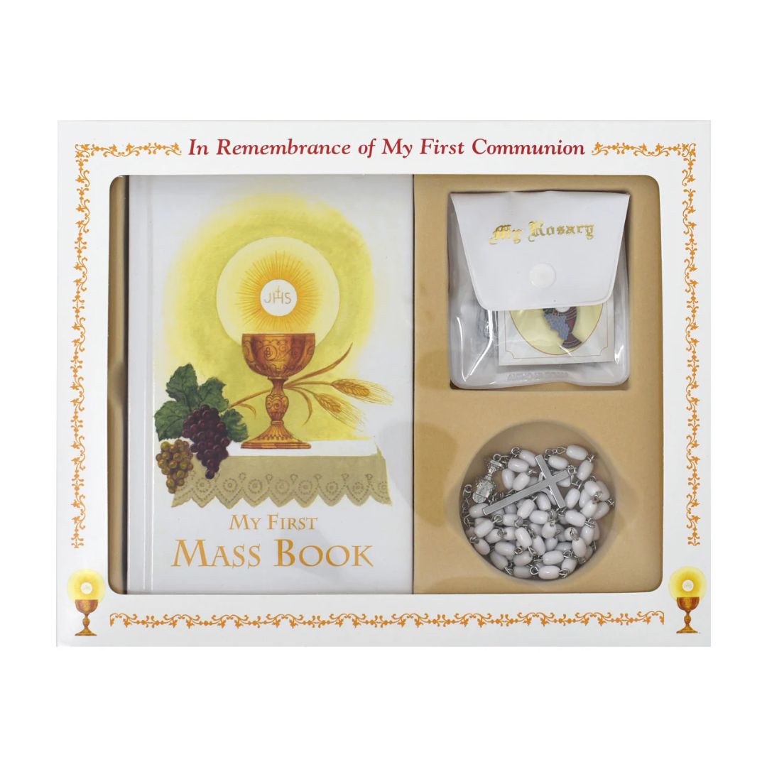 First Mass Book Classic Boxed Set for Girls from Catholic Book Publishing 808/56G 60-9780899428635