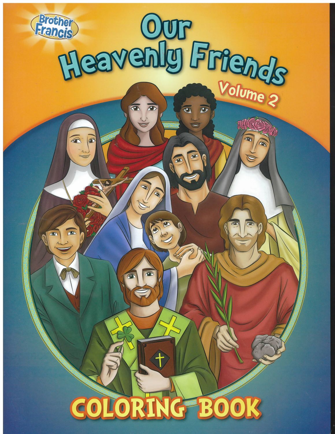 Our Heavenly Friends Volume 2 Coloring Book-CSB-HF2 Our Heavenly Friends Volume 2 Coloring Book about the Saints -CSB-HF2