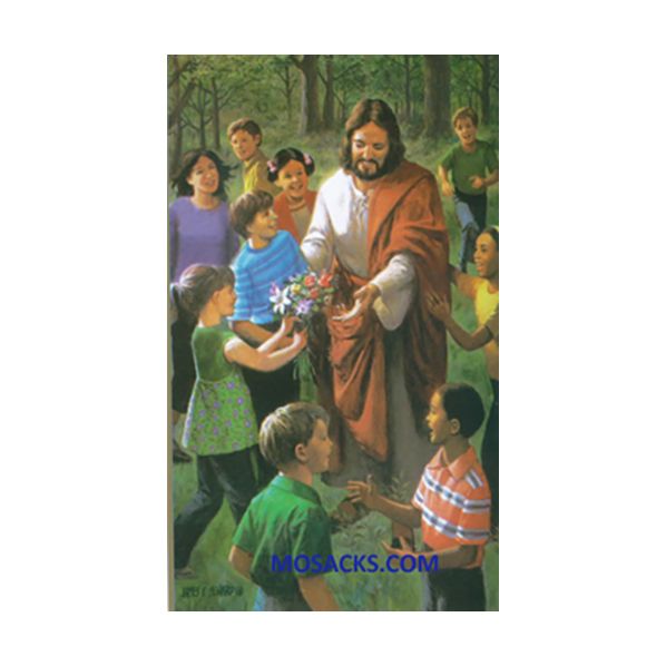Jesus and Children Paper Holy Card Jesus And Children Paper Holy Card 103-HG 328