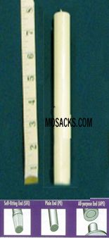 Long-Burning 100% Beeswax Altar Candle Short 6's PE, 7/8" x 8"