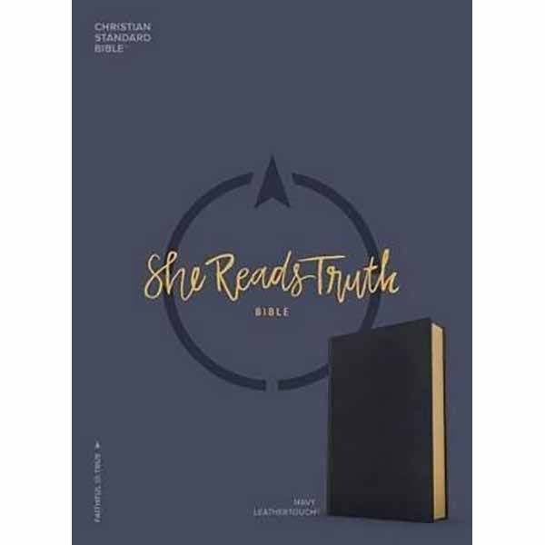 Holman CSB She Reads Truth Bible Navy Leather 9781433613821
