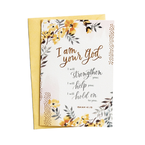 "God Cares" Greeting Card - J0296