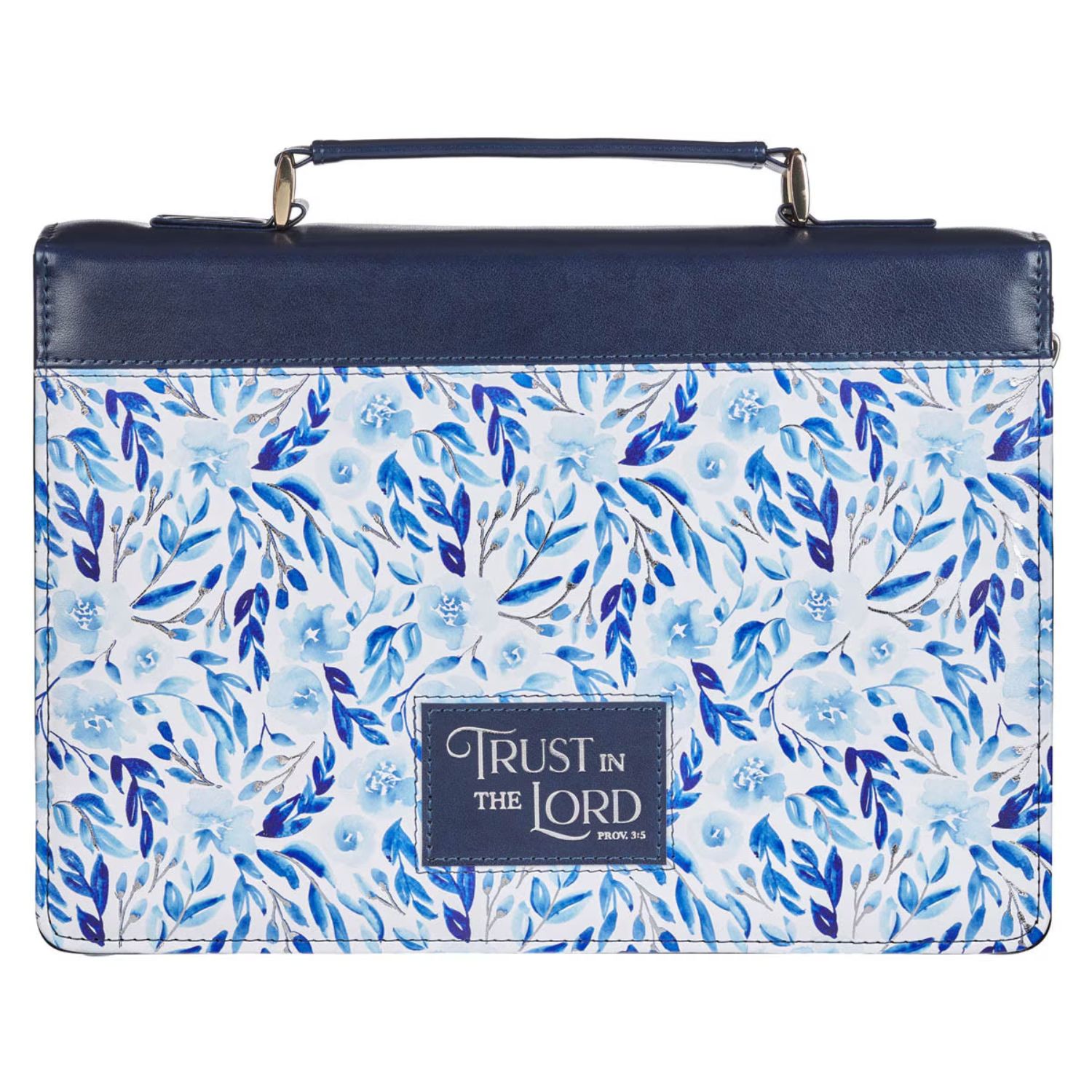 Trust in the Lord (Blue/Faux Leather) Bible Cover - 1220000327337