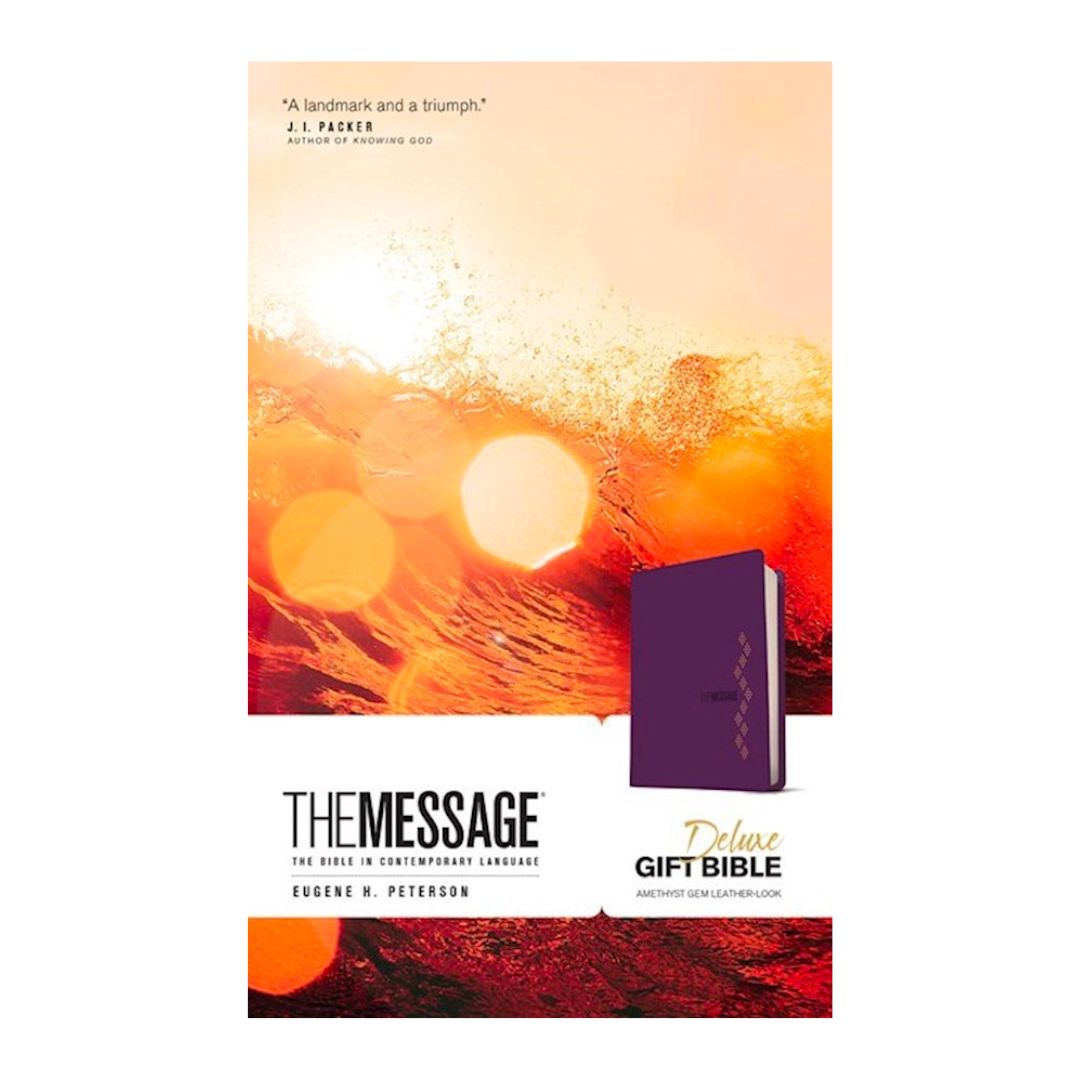 The Message Bible: Gift Edition (Amethyst LeatherLook) The Message Bible: Gift Edition (Amethyst LeatherLook) - 9781641581264