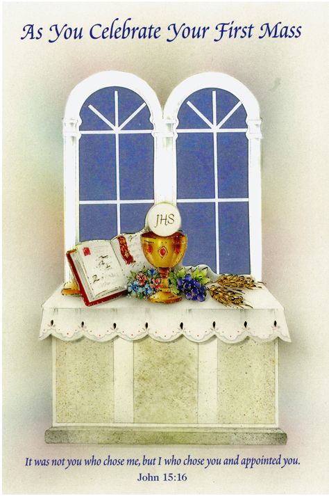 As You Celebrate Your First Mass Greeting Card -MASS89416