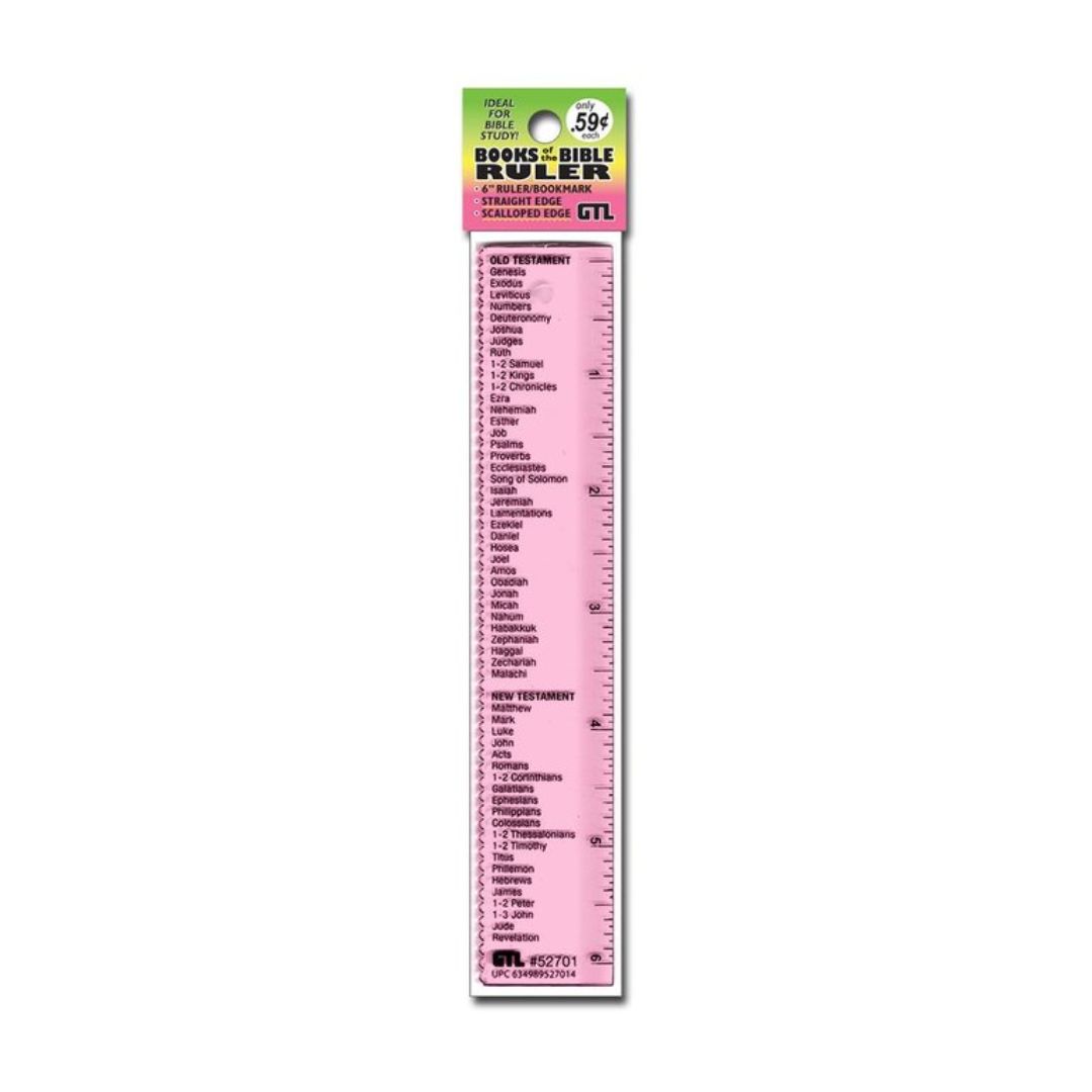 Books of the Bible Ruler (4 Color Options) - 52706