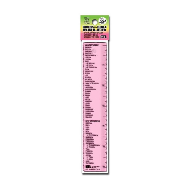 Books of the Bible Ruler (4 Color Options) - 52706