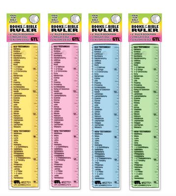 Books of the Bible Ruler (4 Color Options)